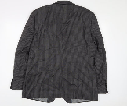 Next Mens Grey Polyester Jacket Suit Jacket Size 44 Regular