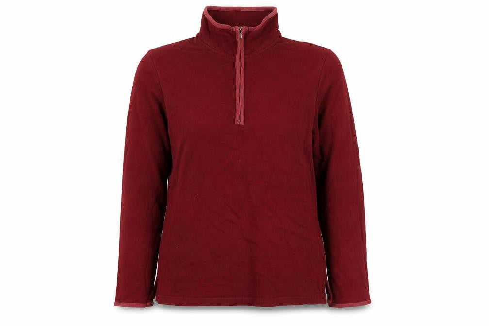 Hawkshead Womens Red Cotton Pullover Sweatshirt Size 10 Pullover