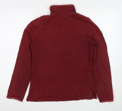 Hawkshead Womens Red Cotton Pullover Sweatshirt Size 10 Pullover