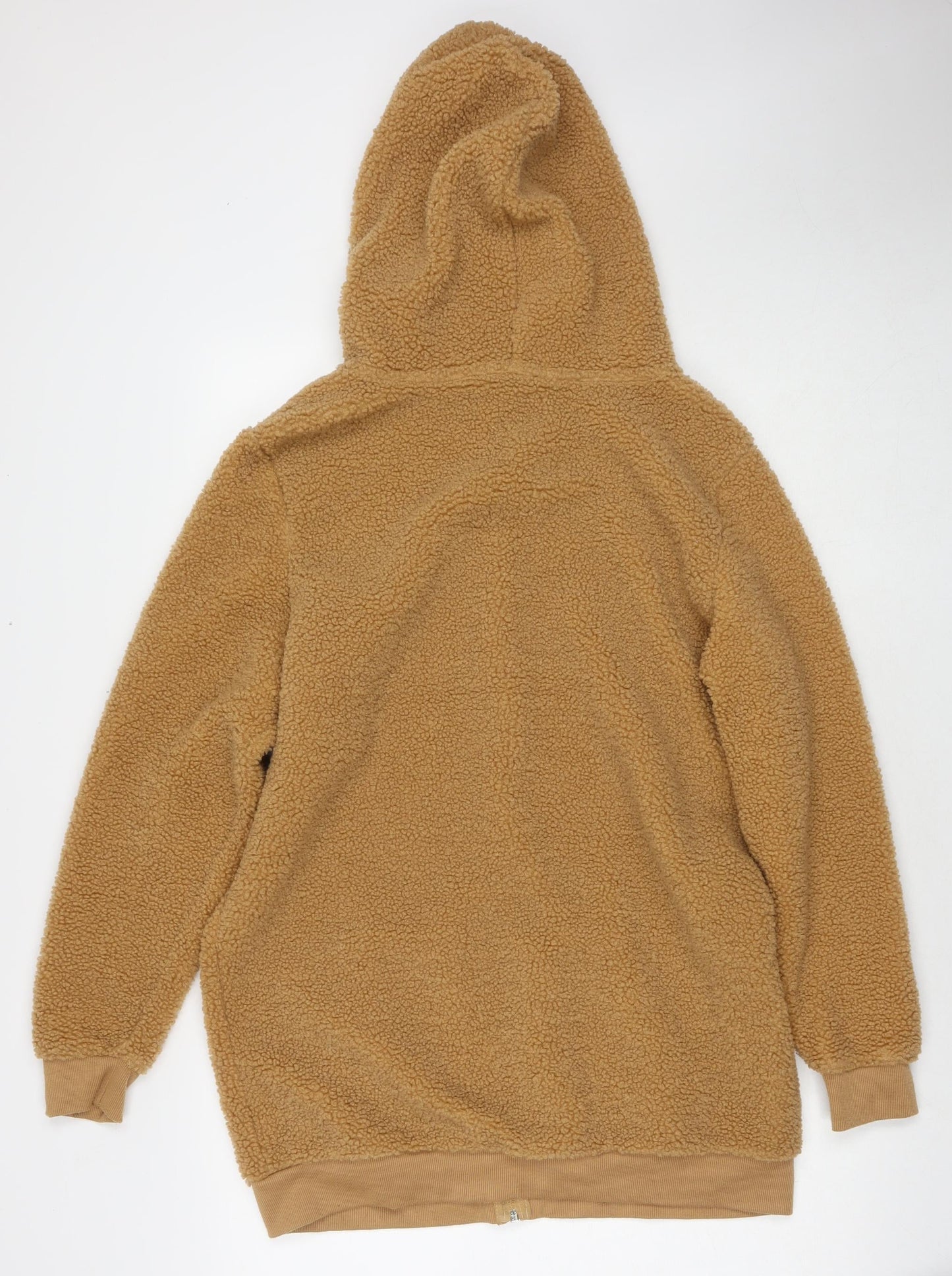 Studio Womens Brown Jacket Size 12 Zip - Teddy Fleece Size 12-14