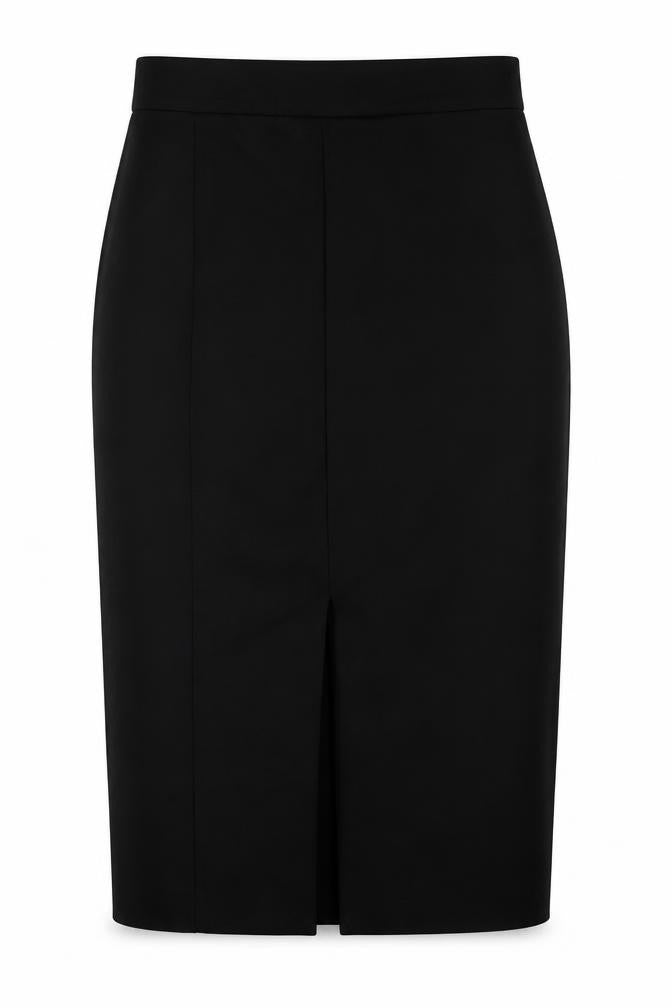 H&M Womens Black Polyester Straight & Pencil Skirt Size S