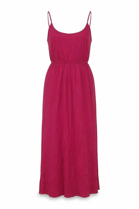 Divided by H&M Womens Red Viscose A-Line Size S Scoop Neck