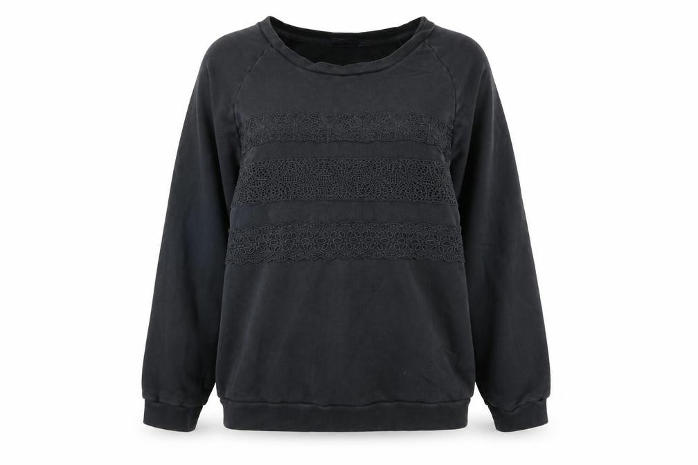 Gap Womens Grey Cotton Pullover Sweatshirt Size L