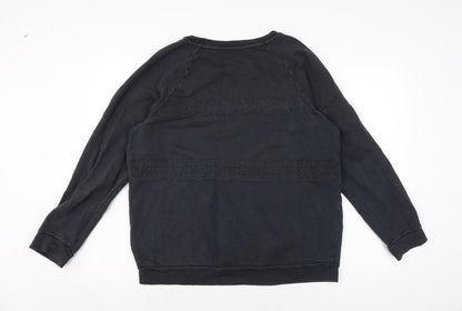 Gap Womens Grey Cotton Pullover Sweatshirt Size L