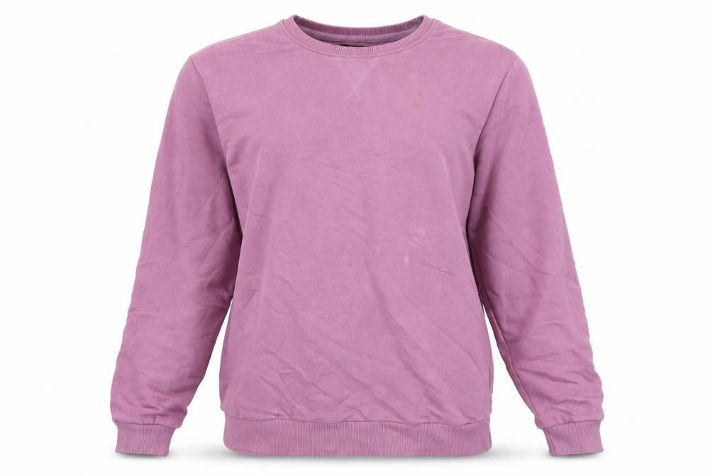 Zudio Womens Purple Cotton Pullover Sweatshirt Size L