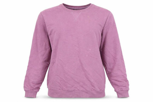 Zudio Womens Purple Cotton Pullover Sweatshirt Size L