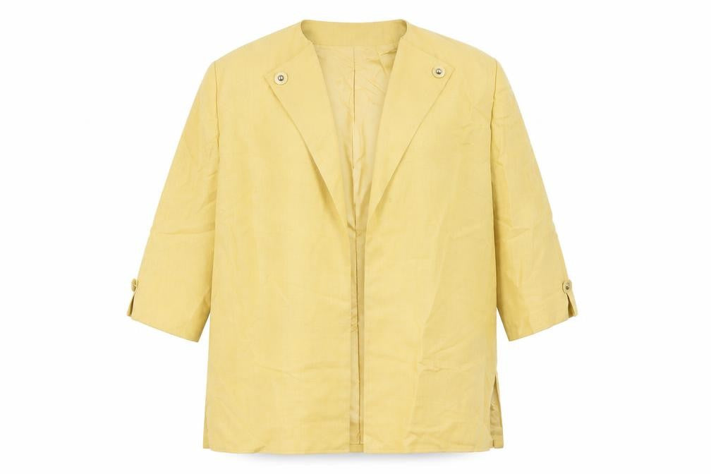 Hardob Womens Yellow Kimono Jacket Size 18