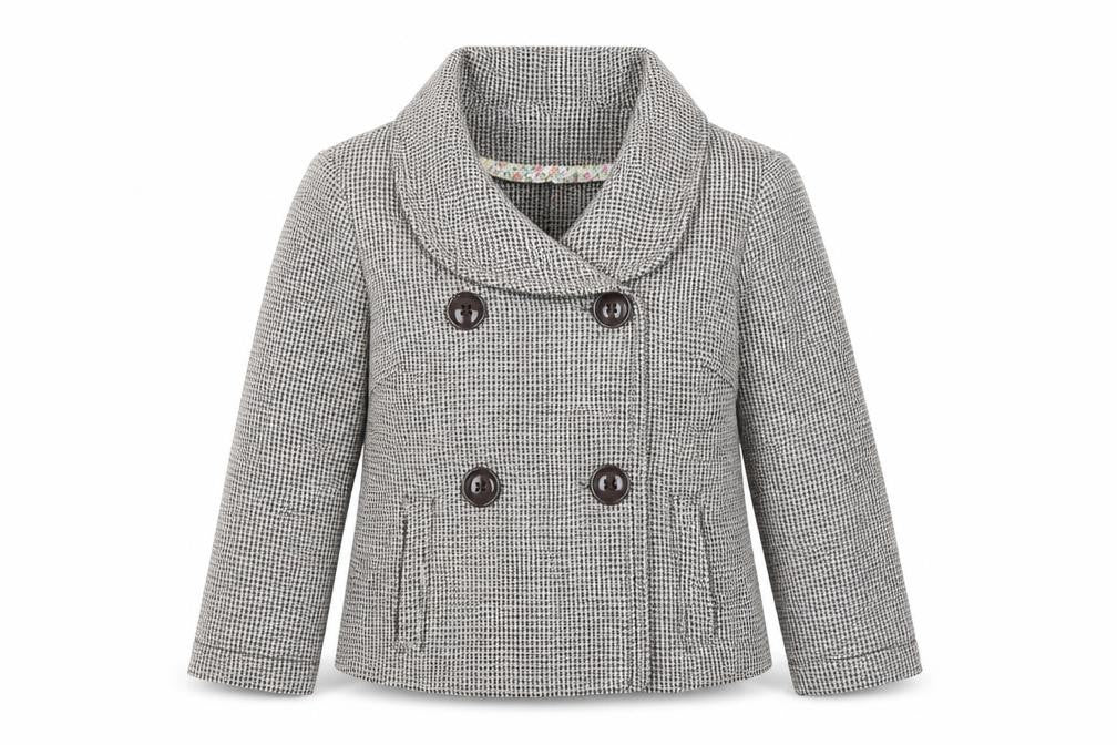 MAX&Co. Womens Grey Jacket Coatigan Size 10 Button