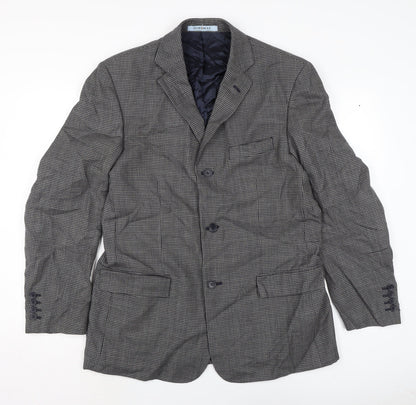 Osborne Mens Grey Jacket Size 40 Button