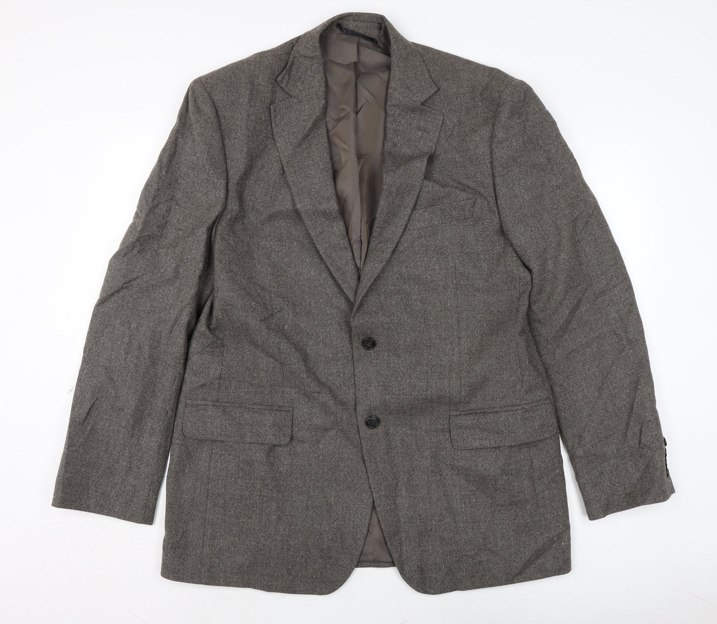 Marks and Spencer Mens Brown Jacket Size XL Button