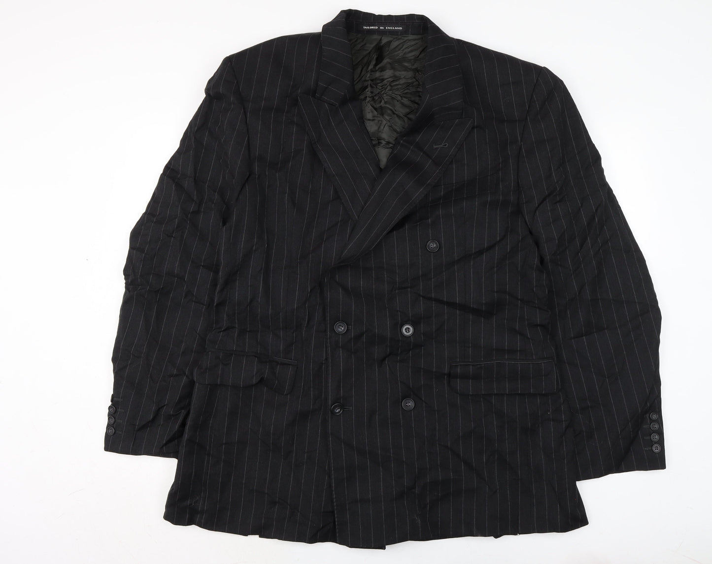Osborne Mens Black Jacket Size 46 Button