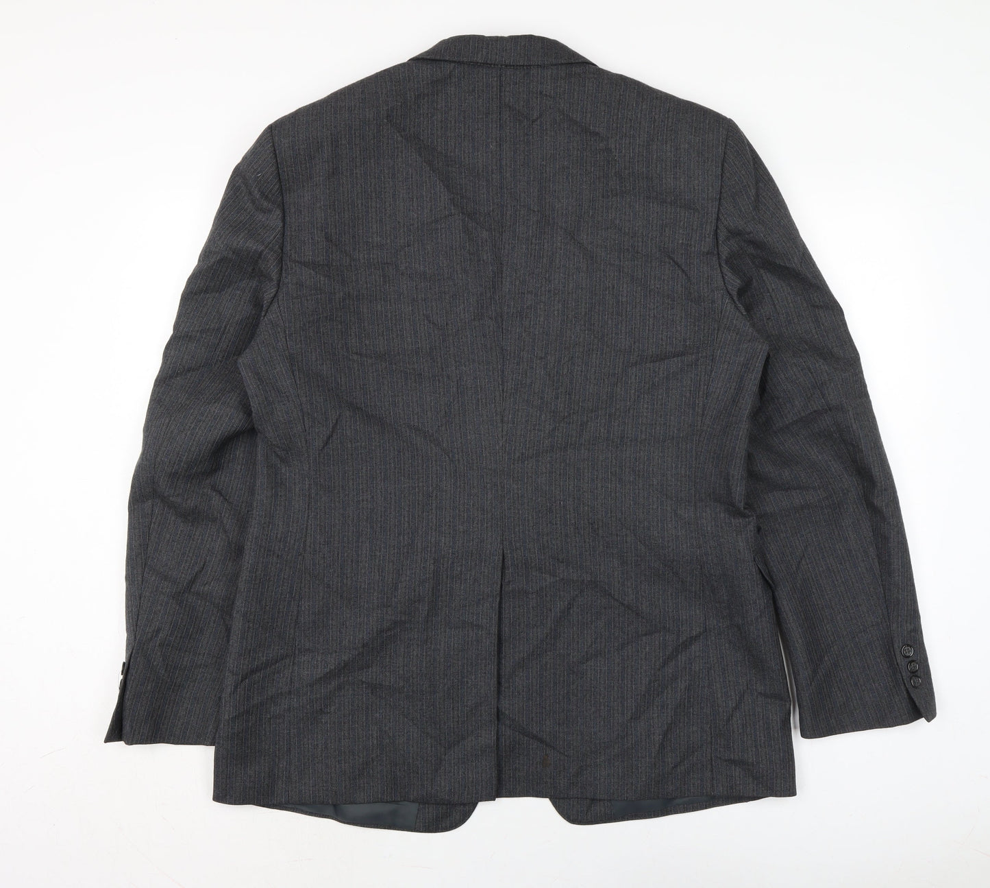Greenwoods Mens Grey Jacket Size 44 Button