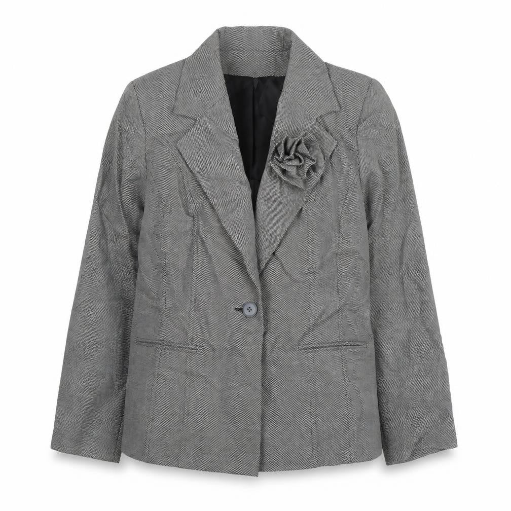 Bonmarché Womens Grey Jacket Size 12 Button