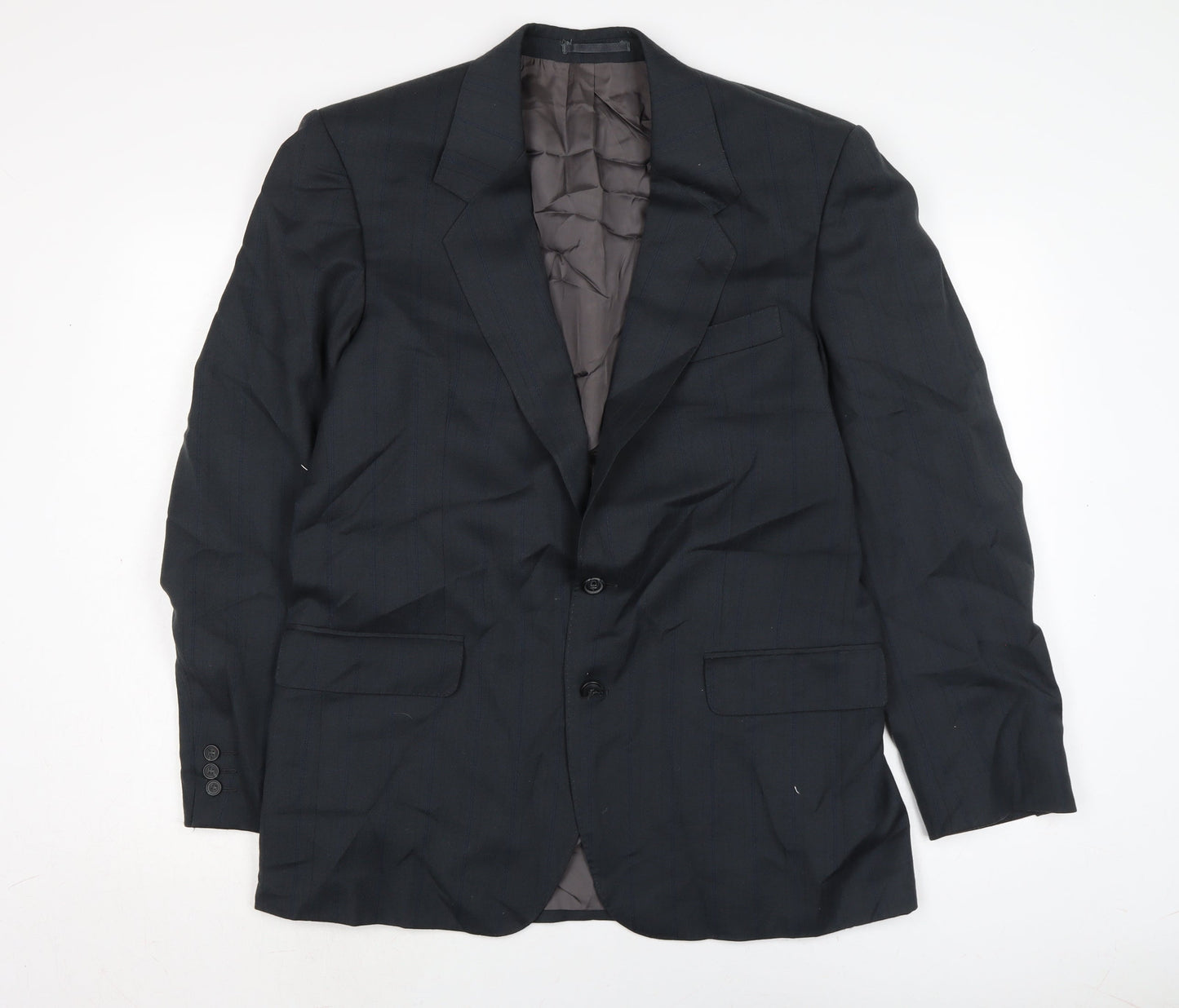 Varteks Mens Blue Jacket Size 46 Button