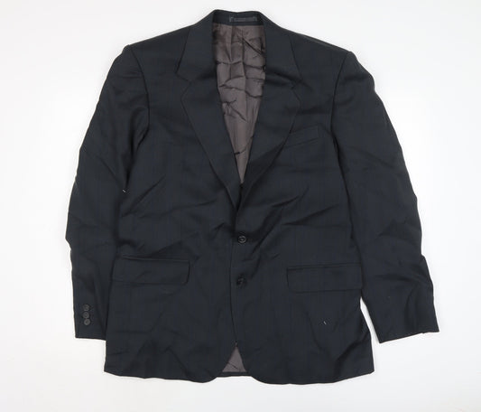 Varteks Mens Blue Jacket Size 46 Button