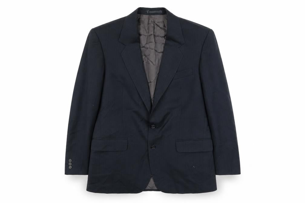 Varteks Mens Blue Jacket Size 46 Button
