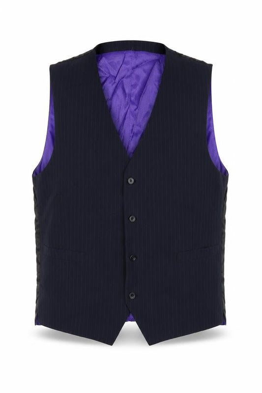 Skopes Mens Blue Gilet Waistcoat Size 40 Button
