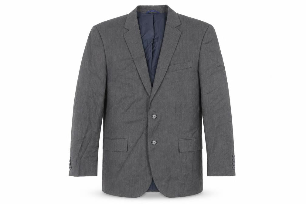 Marks & Spencer Mens Grey Polyester Jacket Suit Jacket Size 42 Regular
