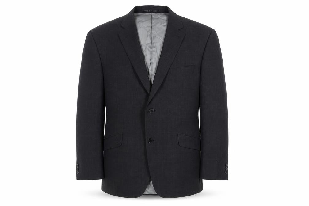 Tom English Mens Black Polyester Jacket Suit Jacket Size 42 Regular