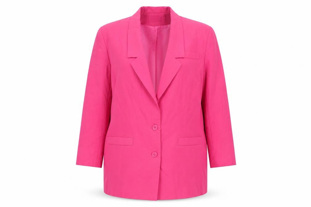 Paul Separates Womens Pink Jacket Blazer Size 16 Button