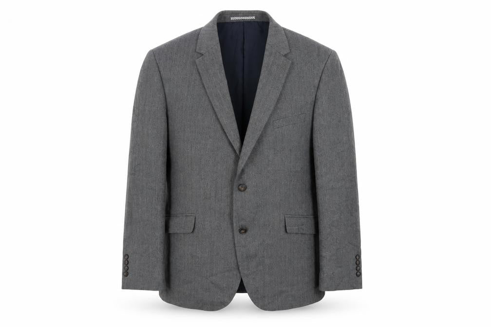 Marks & Spencer Mens Grey Wool Jacket Suit Jacket Size 46 Regular