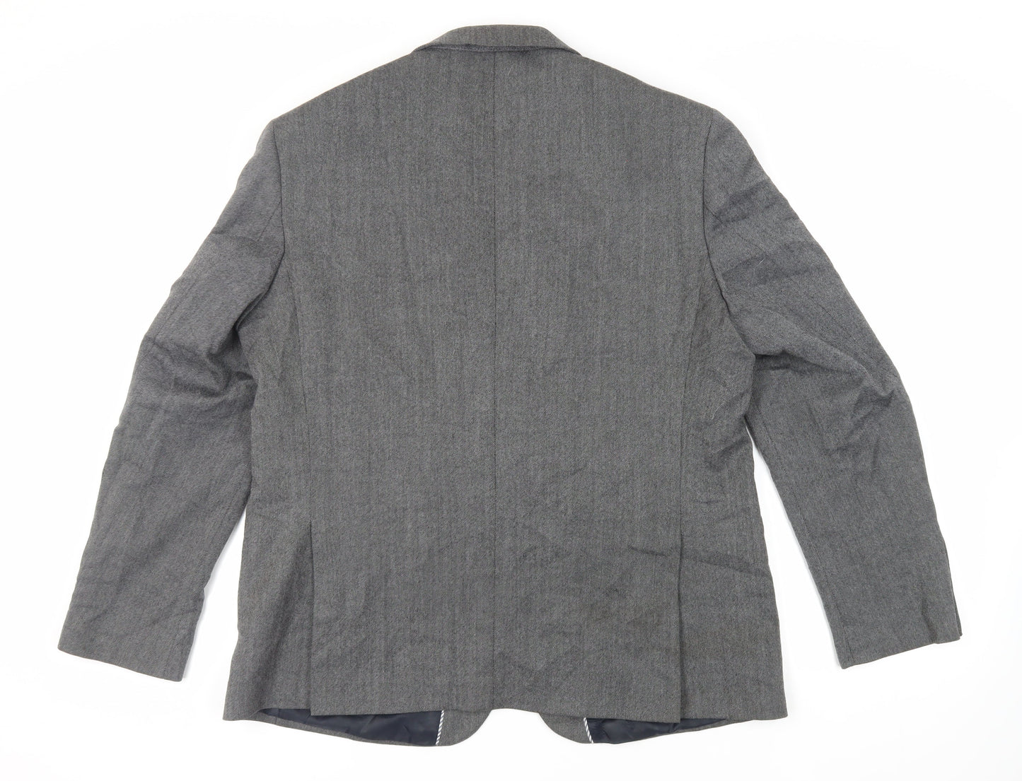 Marks and Spencer Mens Grey Wool Jacket Suit Jacket Size 46 Regular