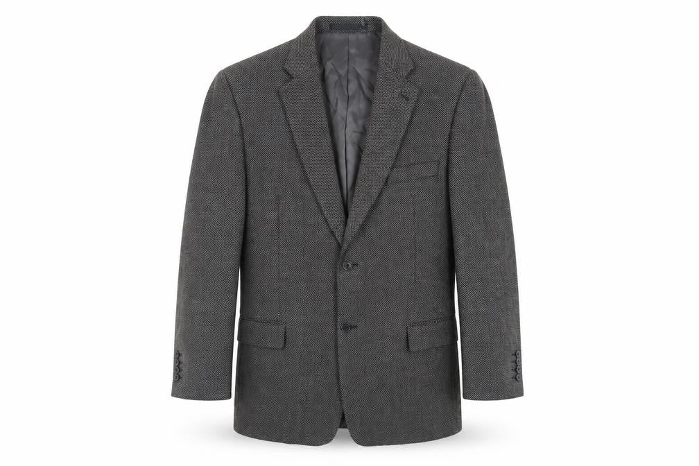 Marks & Spencer Mens Grey Wool Jacket Blazer Size 46 Regular