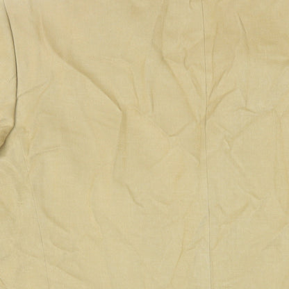 BARUTTI Mens Beige Cotton Jacket Blazer Size 42 Regular