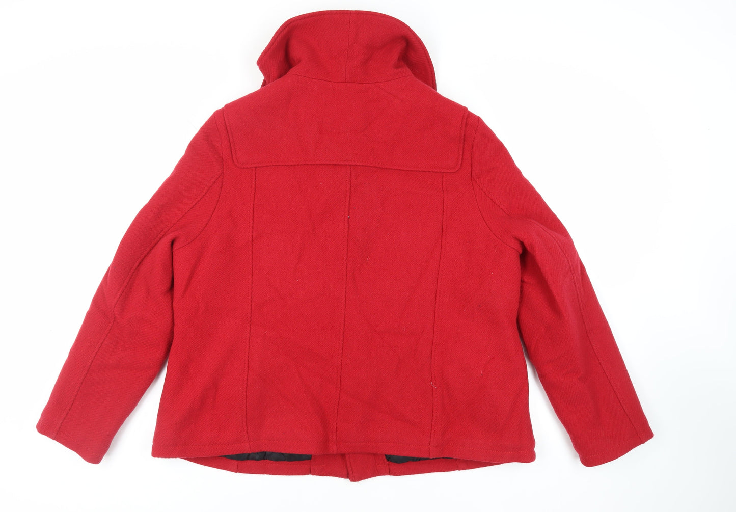 Monsoon Womens Red Jacket Size L Toggle
