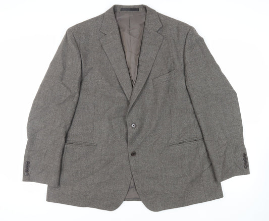 Marks and Spencer Mens Grey Wool Jacket Suit Jacket Size 48 Regular
