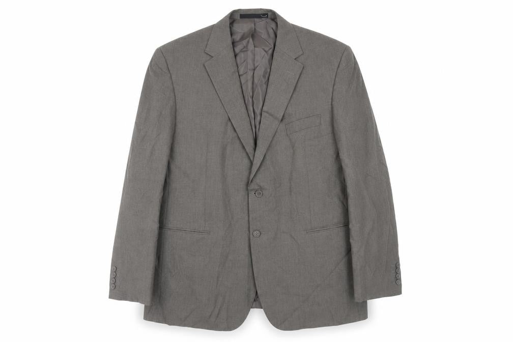Marks & Spencer Mens Grey Polyester Jacket Suit Jacket Size 46 Regular