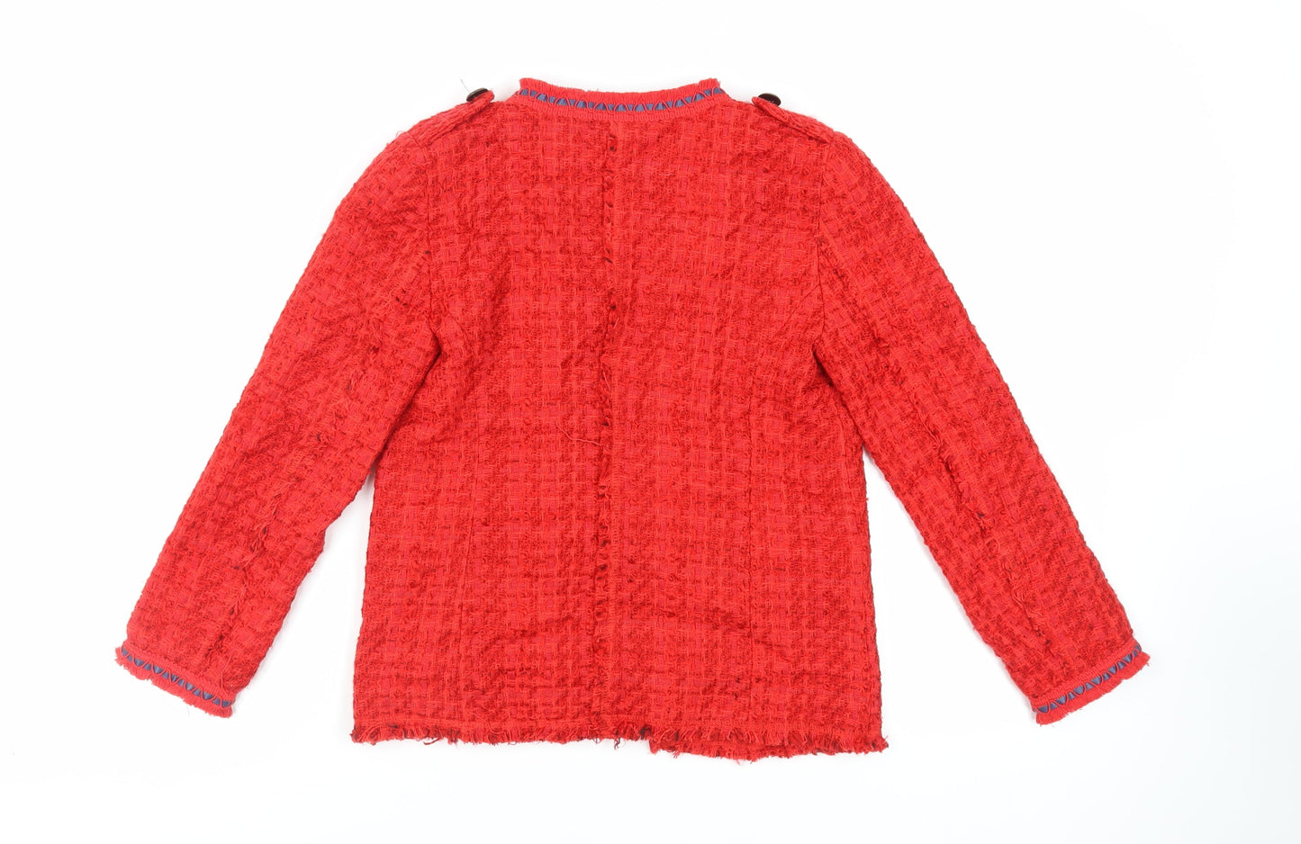 NEXT Womens Red Jacket Blazer Size 6 - Open