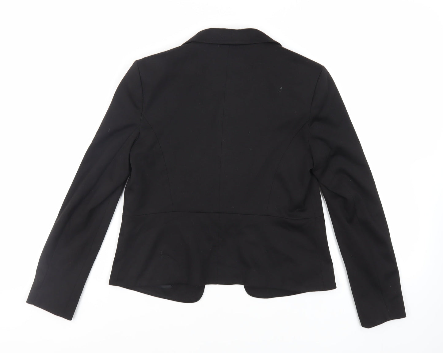 Miss Se Womens Black Jacket Blazer Size 8 - Open