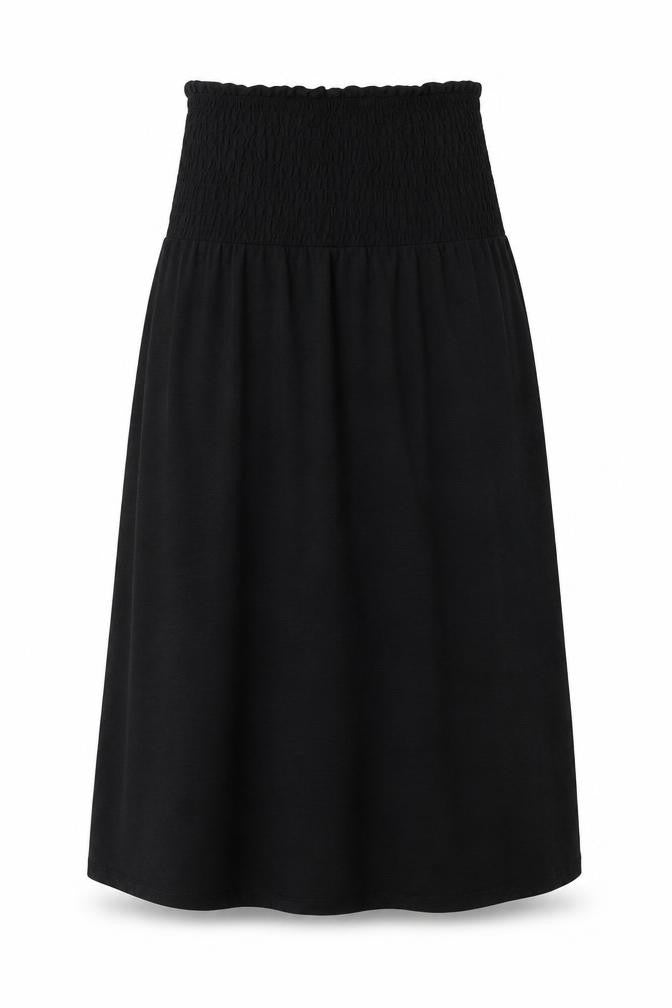 Marks & Spencer Womens Black Cotton Shift Size 8 Off the Shoulder Pullover
