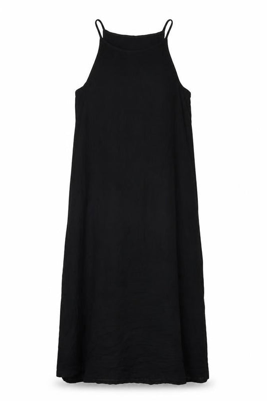 Marks & Spencer Womens Black Viscose Shift Size 8 Round Neck Pullover