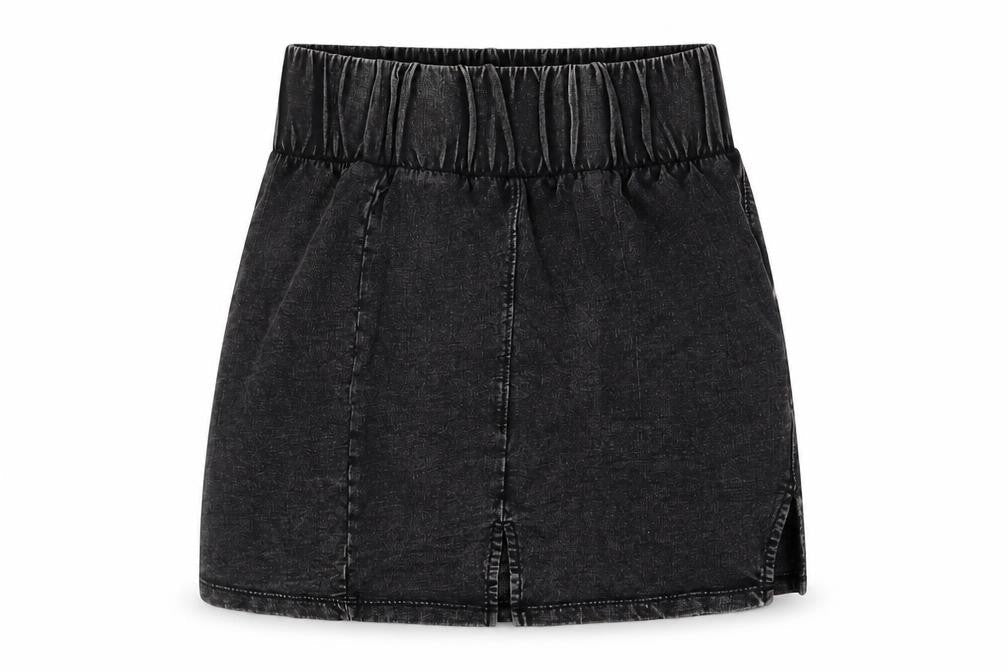 ASOS Womens Black Cotton Mini Skirt Size 10