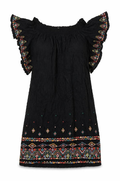 Next Womens Black Viscose A-Line Size 10 Off the Shoulder Pullover