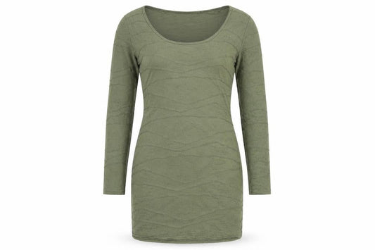 PRETTYLITTLETHING Womens Green Polyester Bodycon Size 12 Scoop Neck Pullover