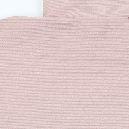 Brand and care label for Roman women’s pink polyester tunic blouse, size UK 18, cowl neck