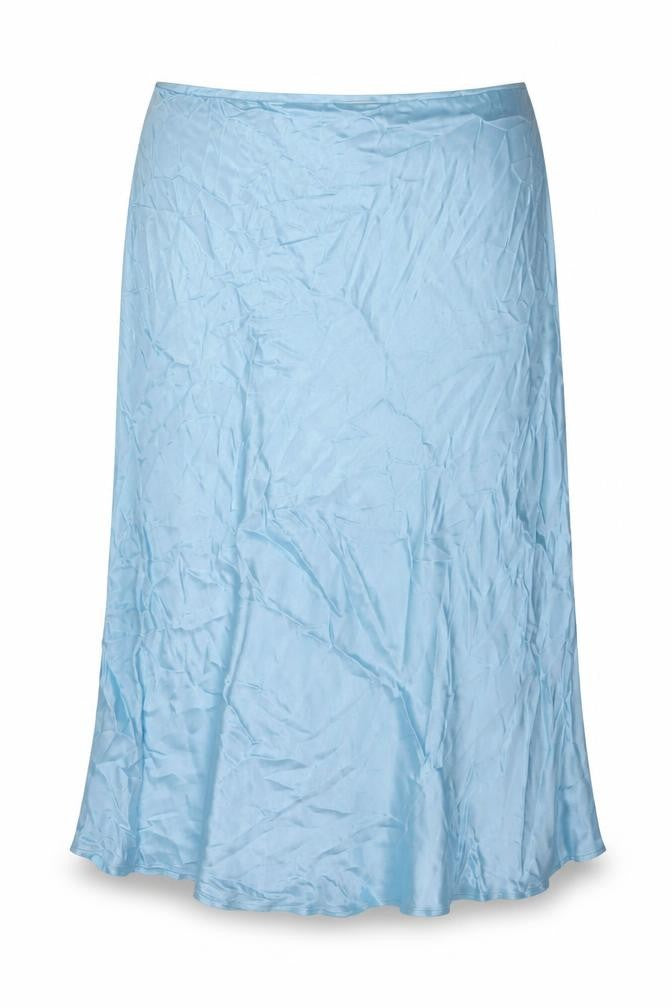 Marks & Spencer Womens Blue Polyester A-Line Skirt Size 24