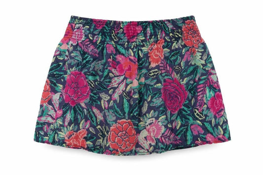 H&M Womens Multicoloured Floral Cotton Skater Skirt Size 10