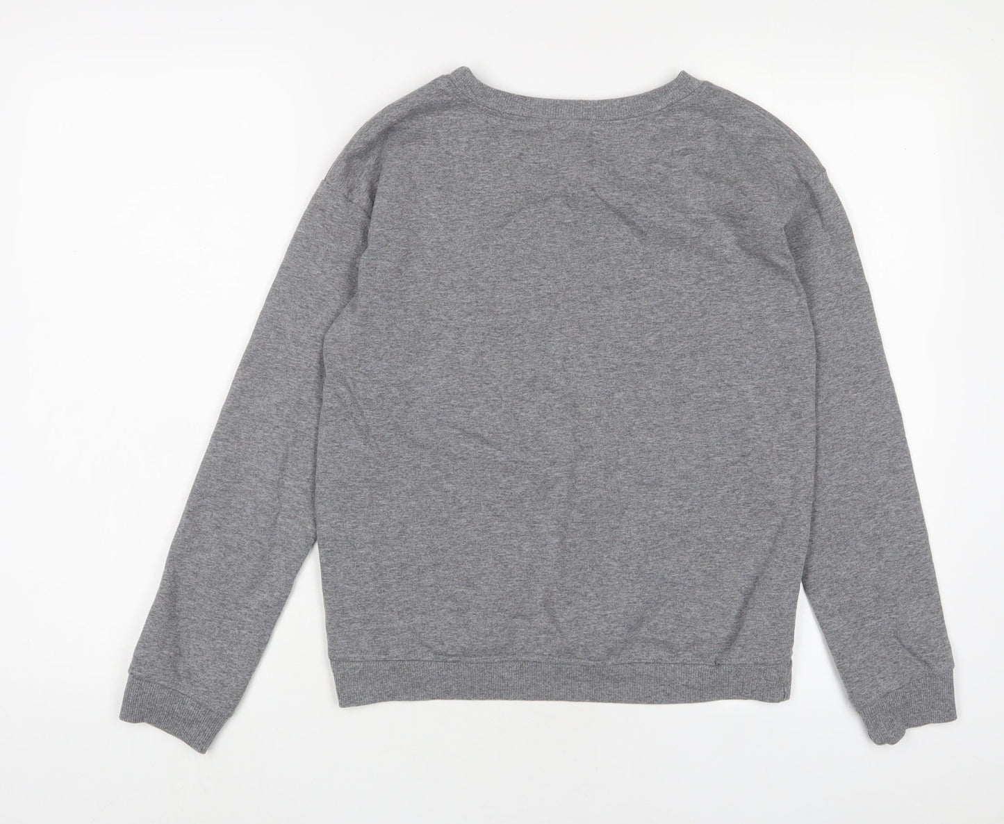 Civico Womens Grey Cotton Pullover Sweatshirt Size S Pullover