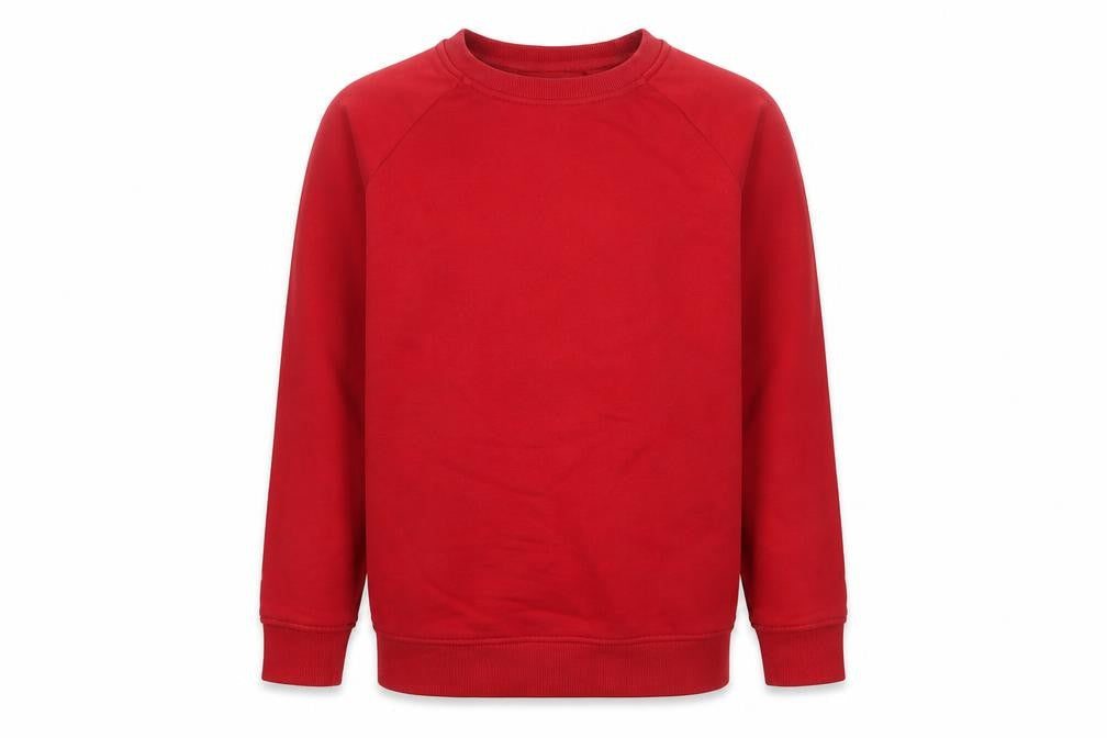 Next Boys Red Cotton Pullover Sweatshirt Size 12 Years Pullover