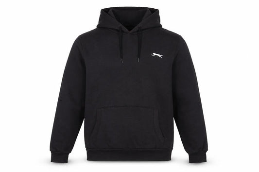 Slazenger Mens Black Cotton Pullover Hoodie Size M