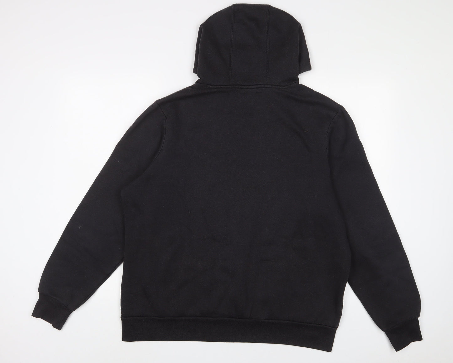 Slazenger Mens Black Cotton Pullover Hoodie Size M