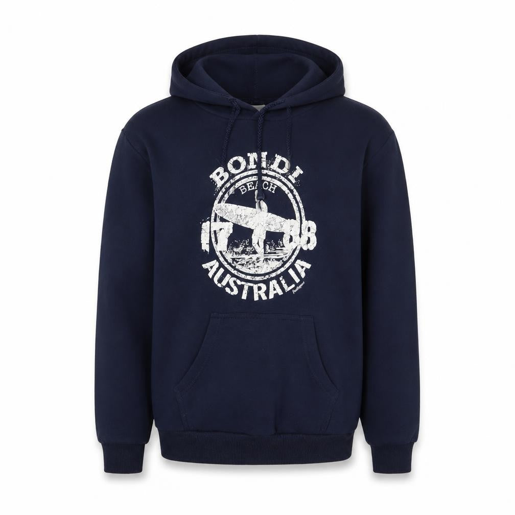EMU Australia Boys Blue Polyester Pullover Hoodie Size 14 Years Pullover