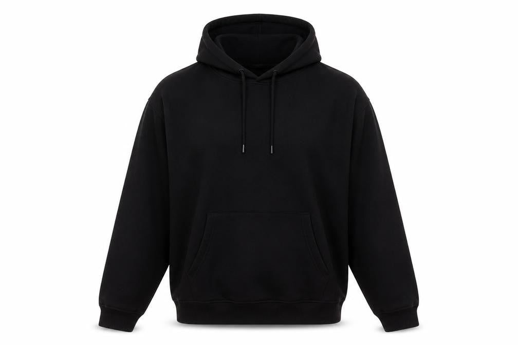 New Look Womens Black Cotton Pullover Hoodie Size S Pullover