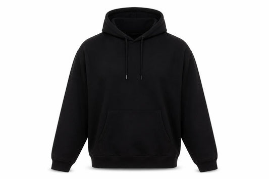 New Look Womens Black Cotton Pullover Hoodie Size S Pullover