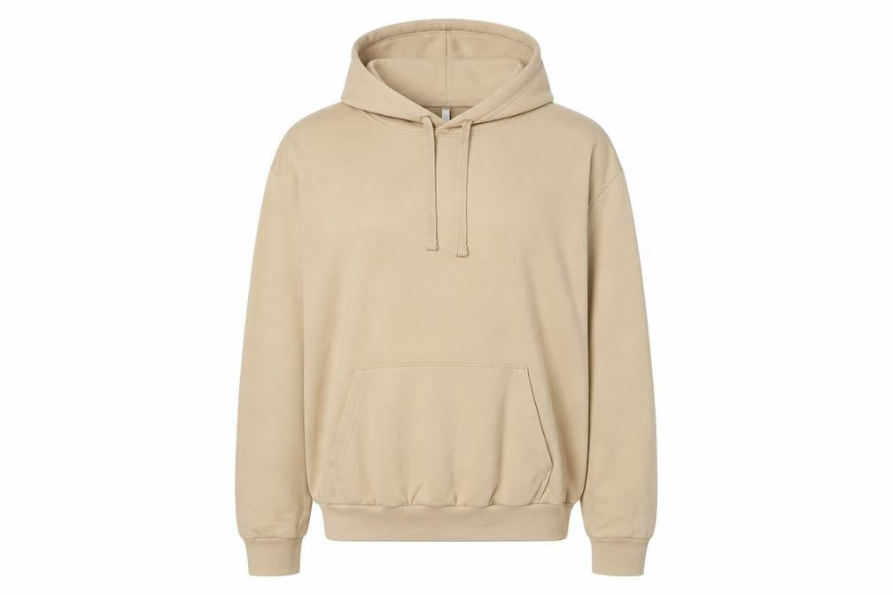 h7m Womens Beige Cotton Pullover Hoodie Size L Pullover