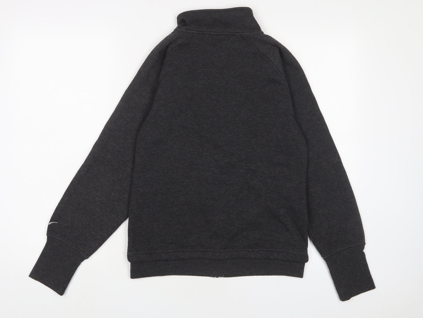 LA Gear Womens Grey Cotton Full Zip Sweatshirt Size 8 Zip - Logo, Embroidered